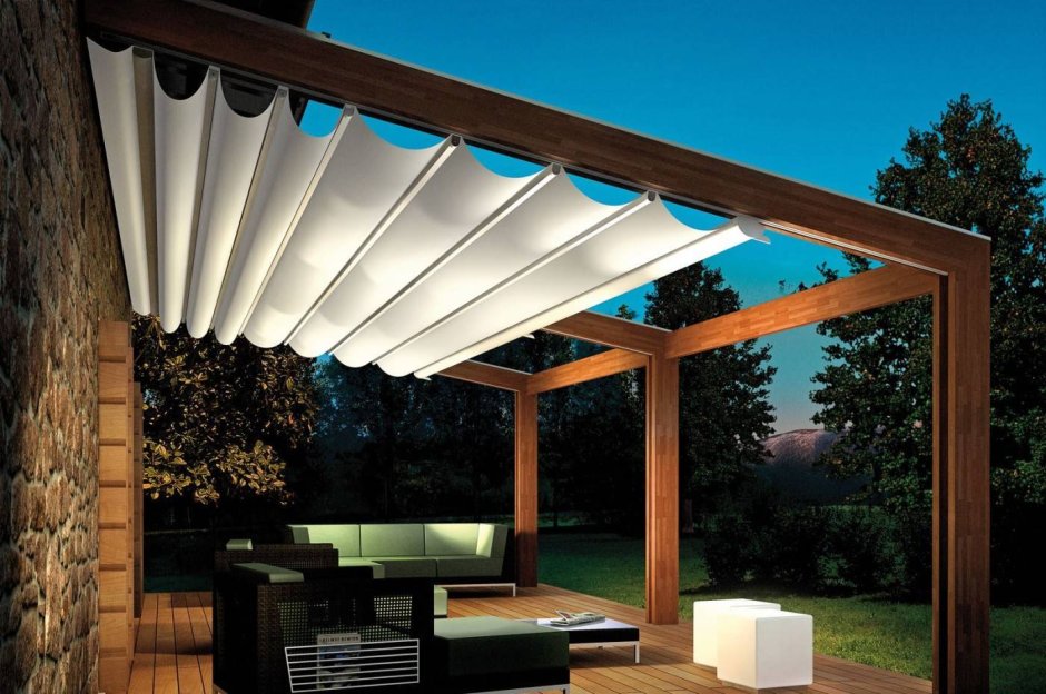 Потолок в беседке