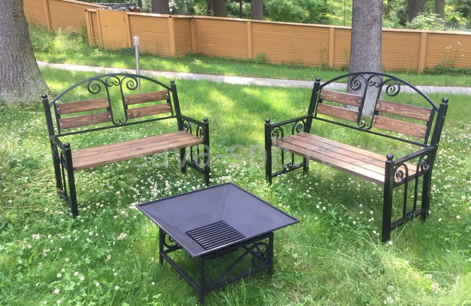 Садовая мебель из профильной трубы