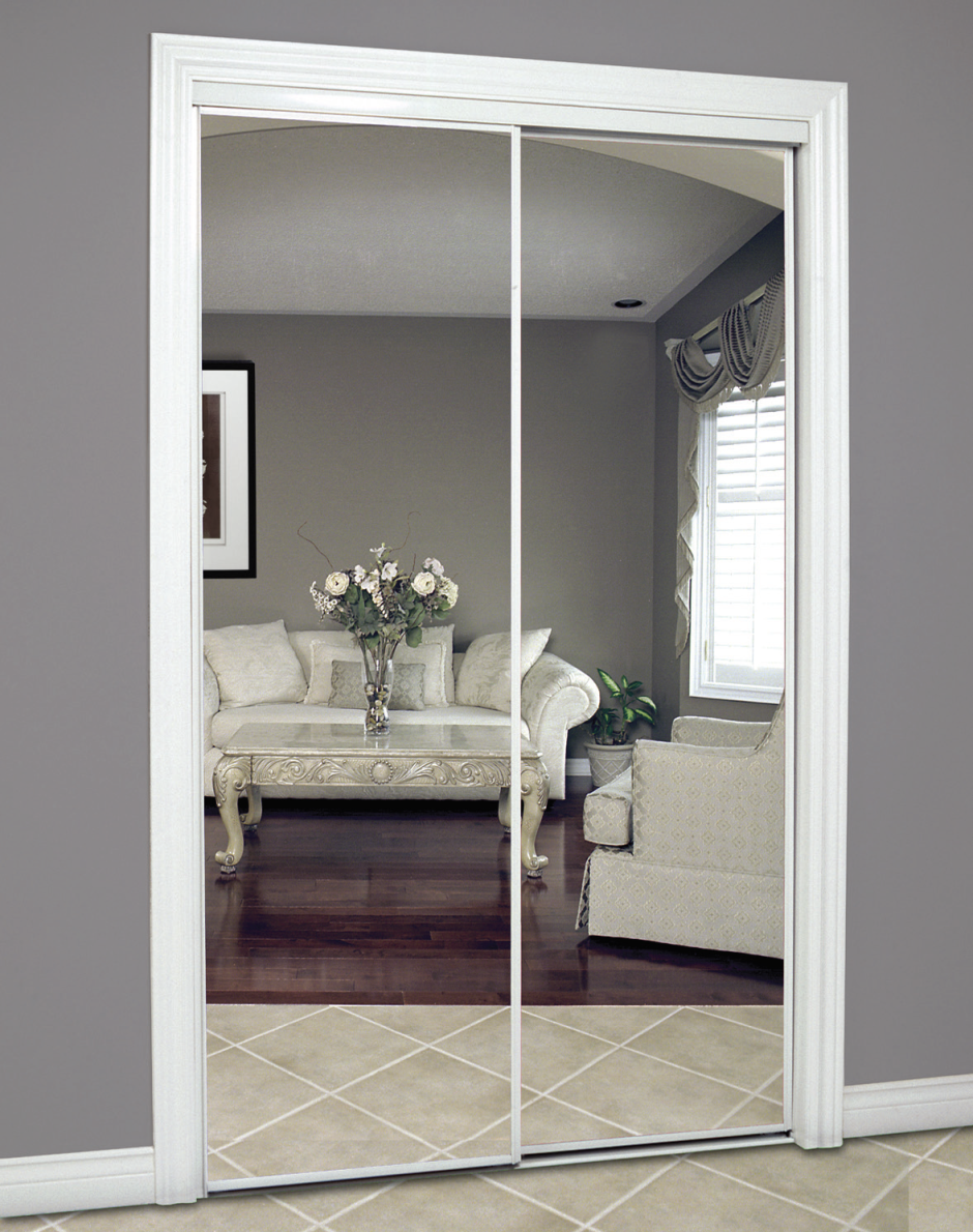 Раздвижная дверь с зеркалом