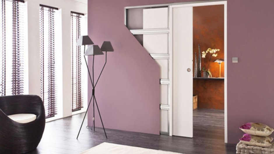 Сдвижная дверь с зеркалом