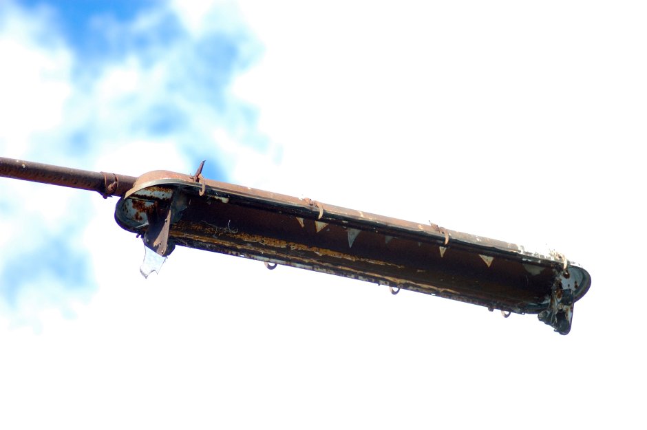 Старый уличный фонарь СКЗЛ