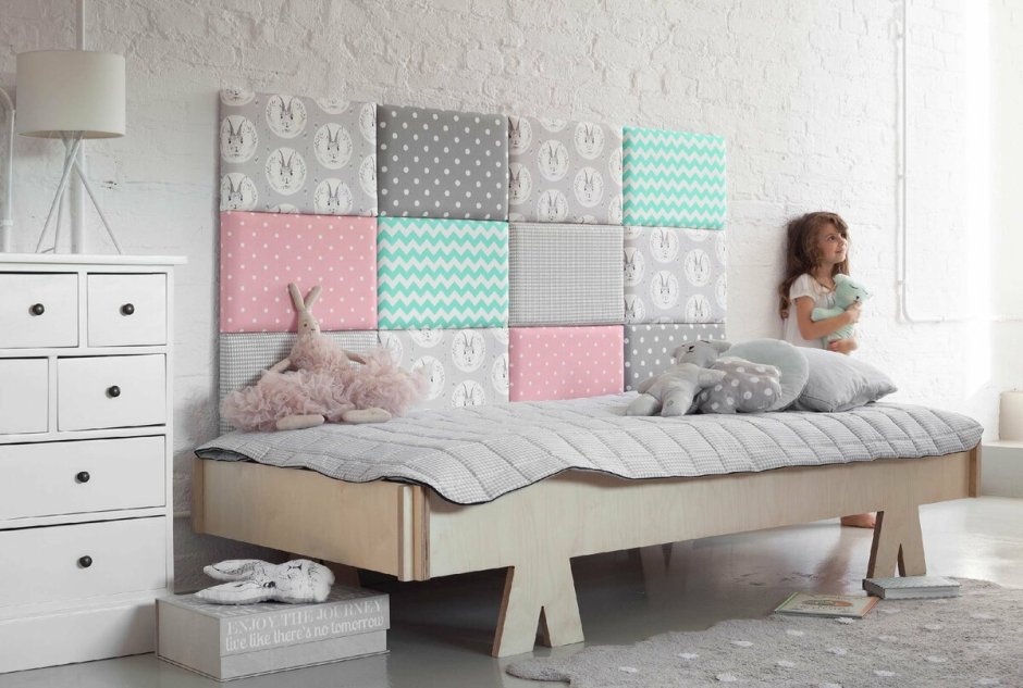 Мягкие стеновые панели для детской комнаты