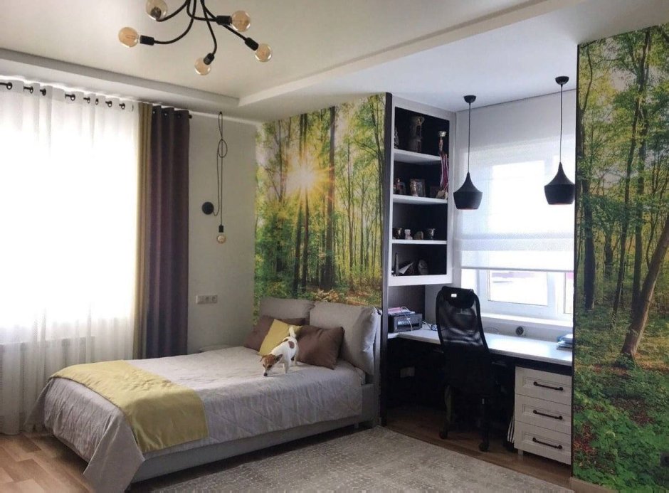 Интерьер комнаты парня 20 лет