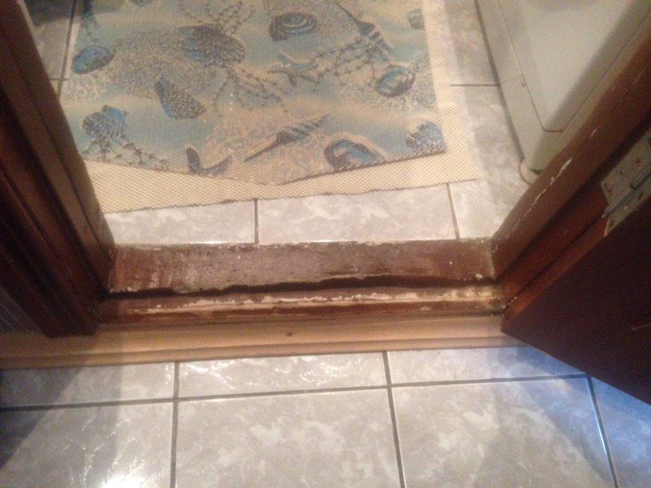 Порожек в ванной комнате