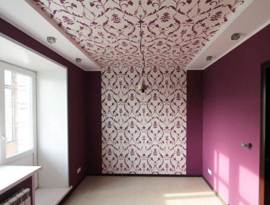 Дизайн поклейки обоев