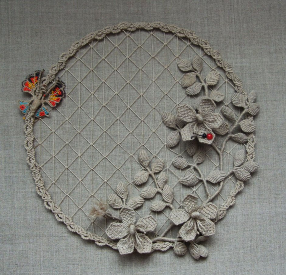 Джутовая филигрань Жар птица