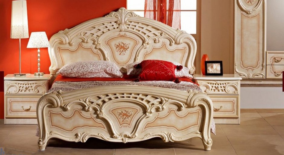 Интердизайн спальня роза беж