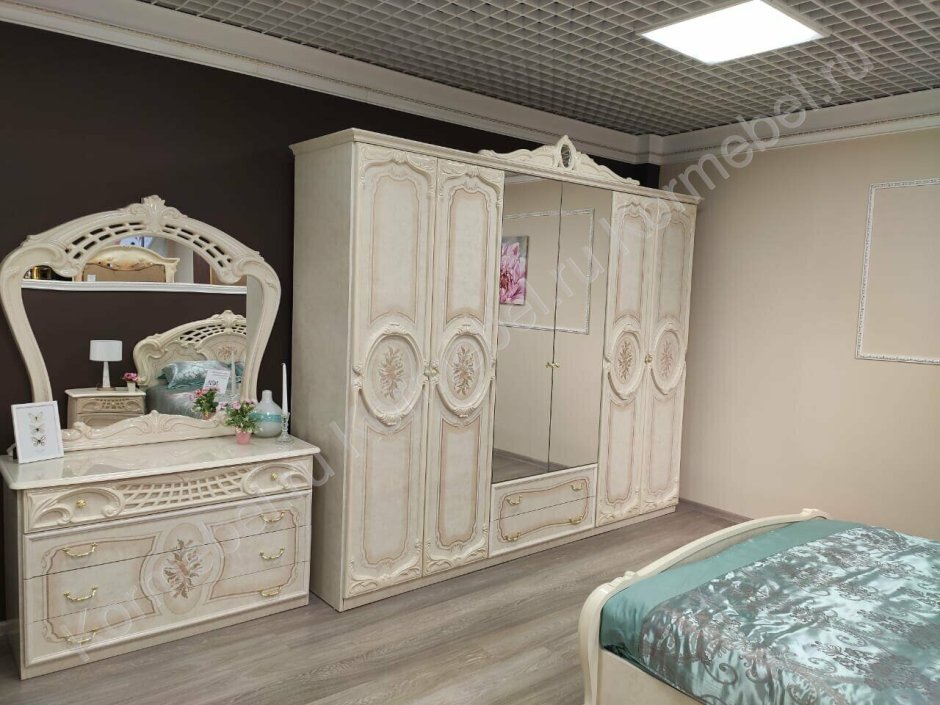 Комод роза беж диа мебель