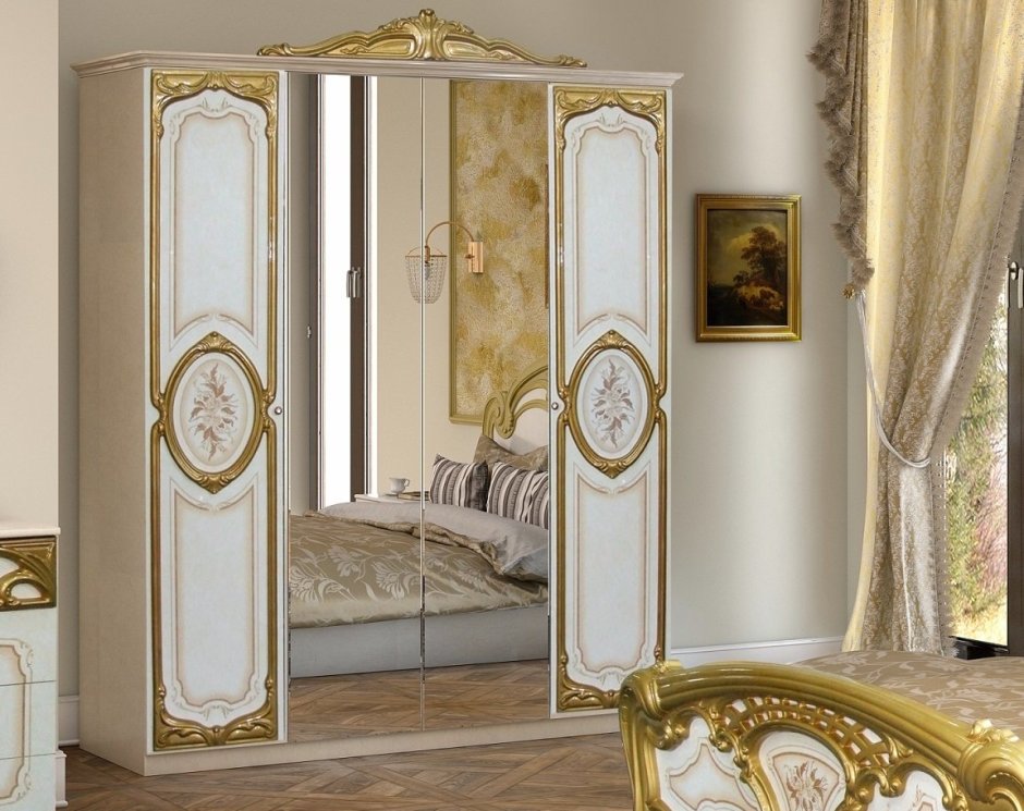 Шкаф 6 дв роза Интердизайн