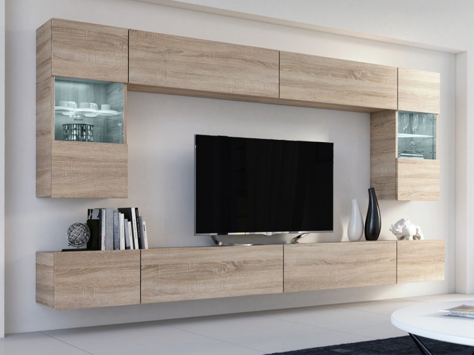 Модные стенки в гостиную