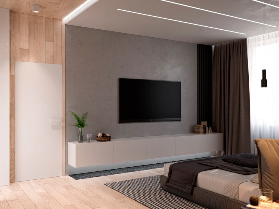 Телевизор на стене