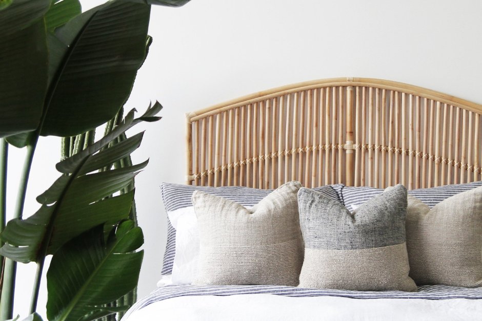 Кровать ротанговое изголовье Siena Bad