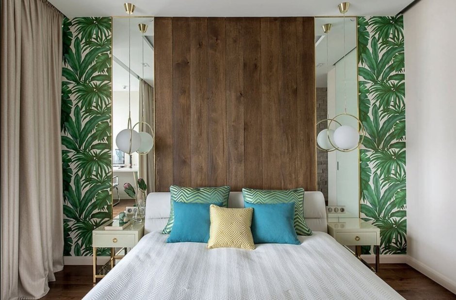 Спальня в тропическом стиле