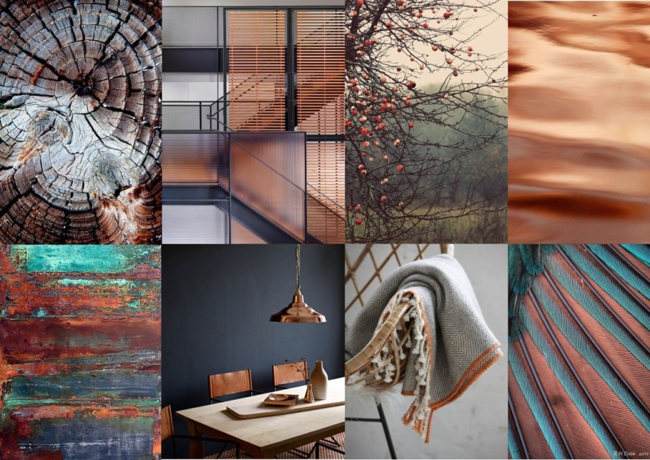 Мудборд дерево