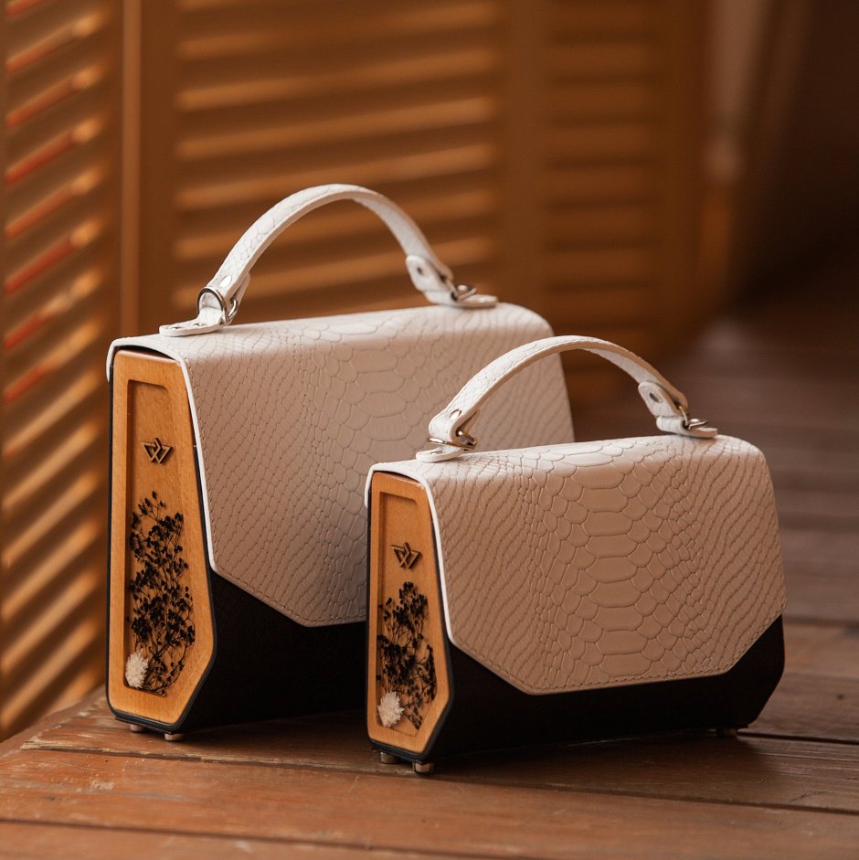 Дизайнерские сумки из дерева