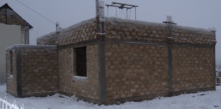 Фундамент из ракушняка