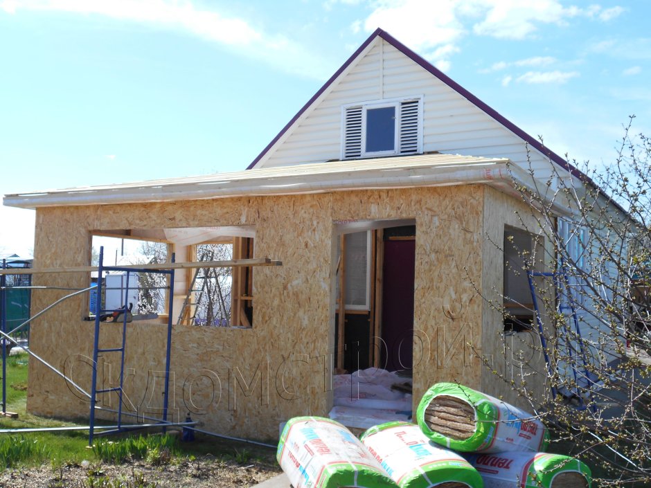 Проект крыши пристройки к дому