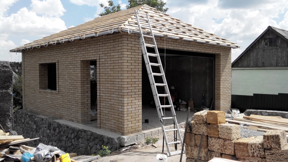 Веранда из камня