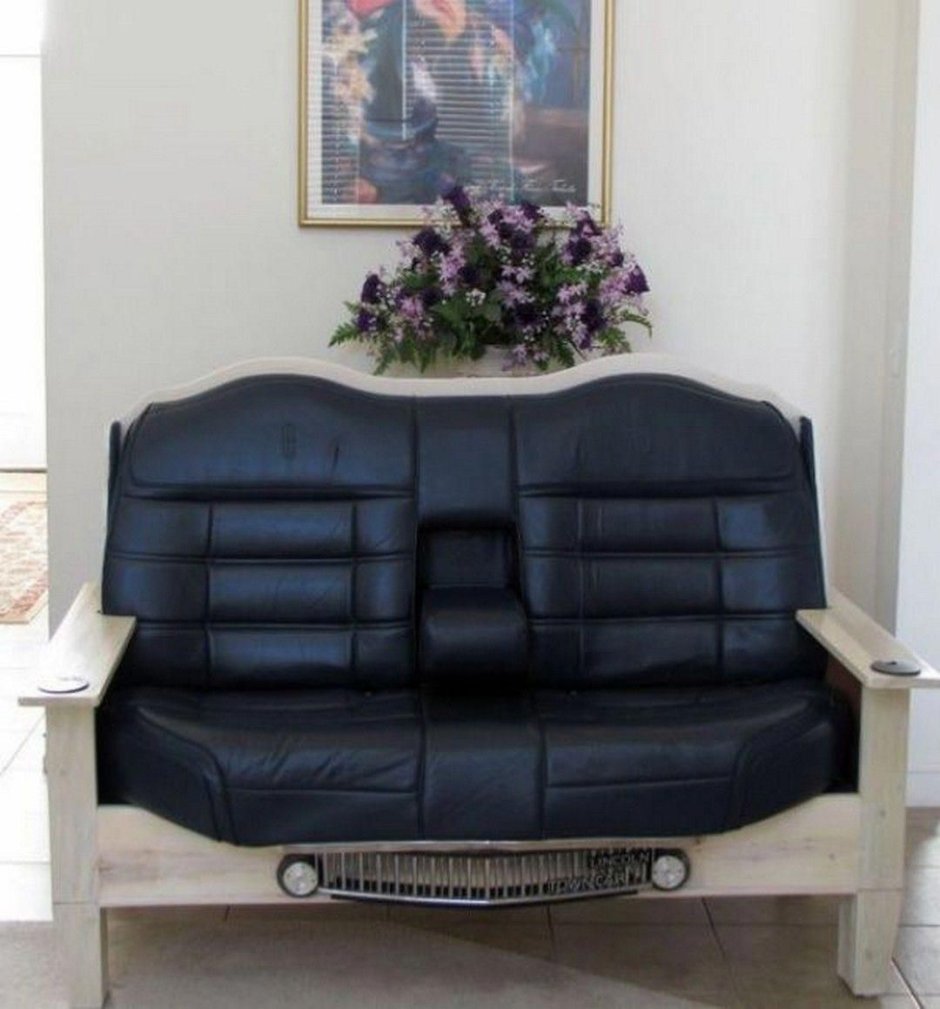 Мебель из автомобильных сидений