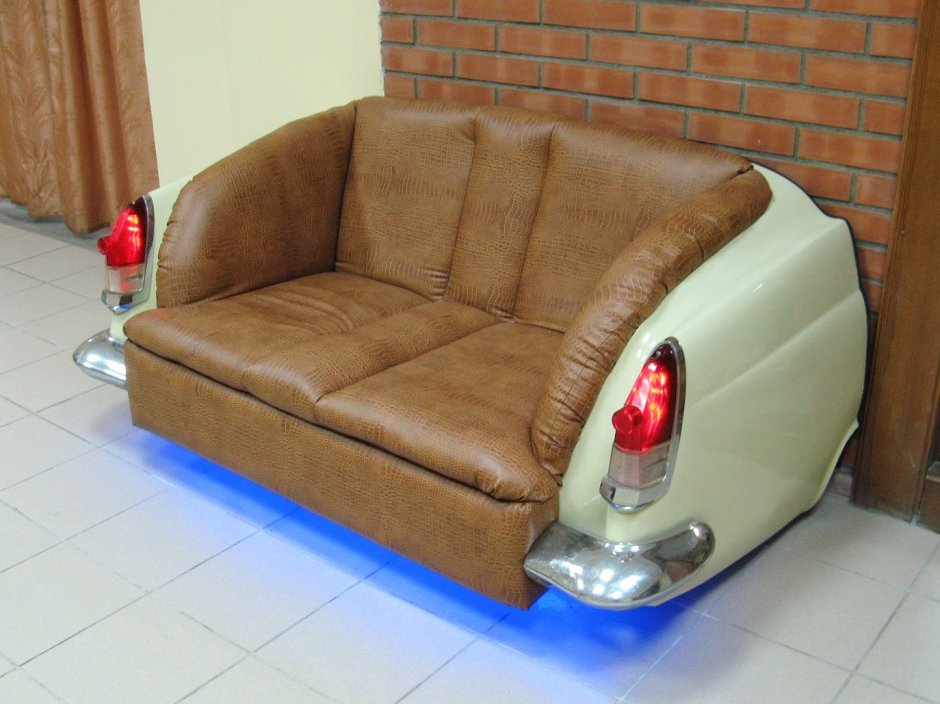 Диван из автокресел