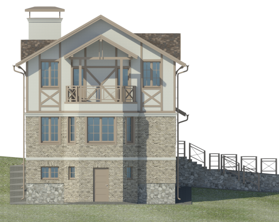 Планировка участка на склоне