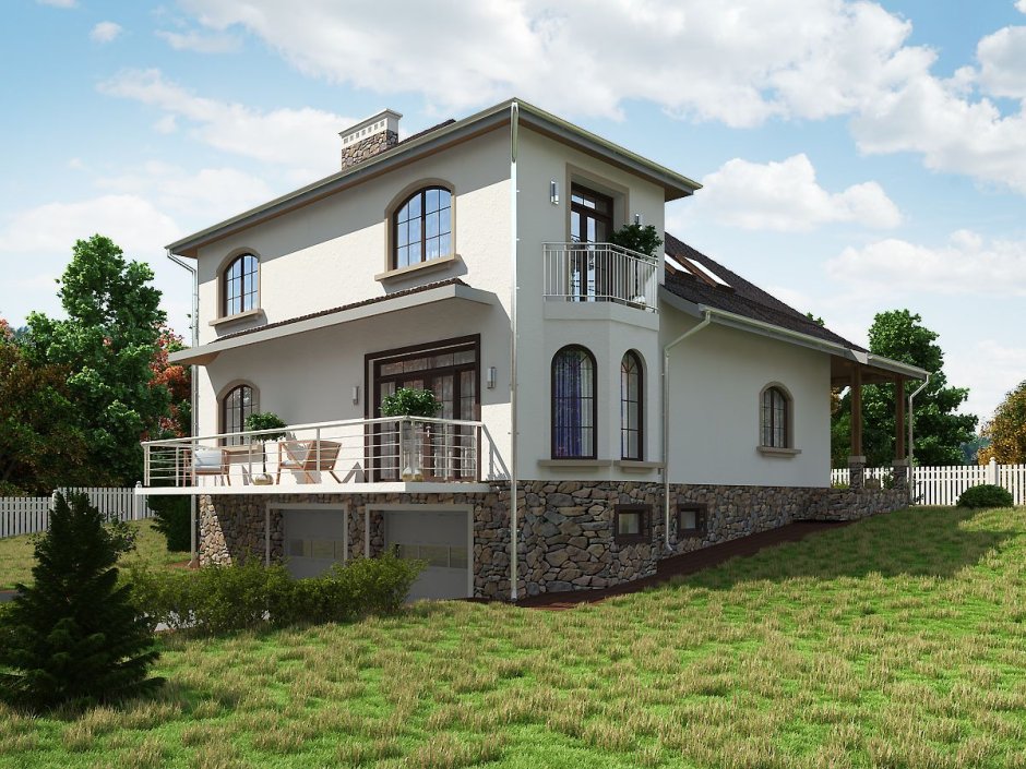 Дом с цокольным этажом