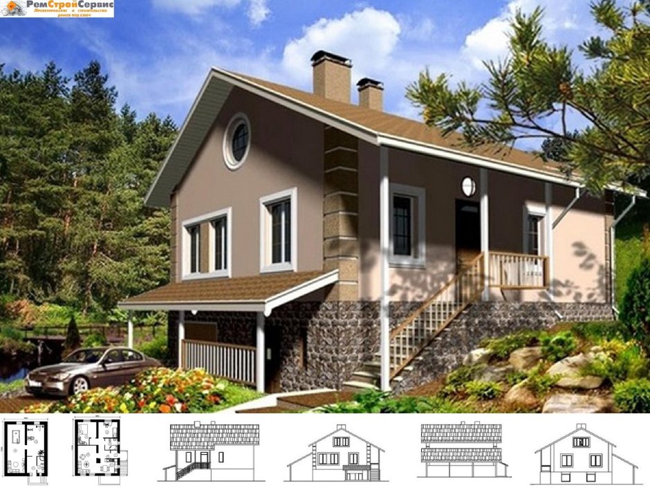 Загородный дом экстерьер