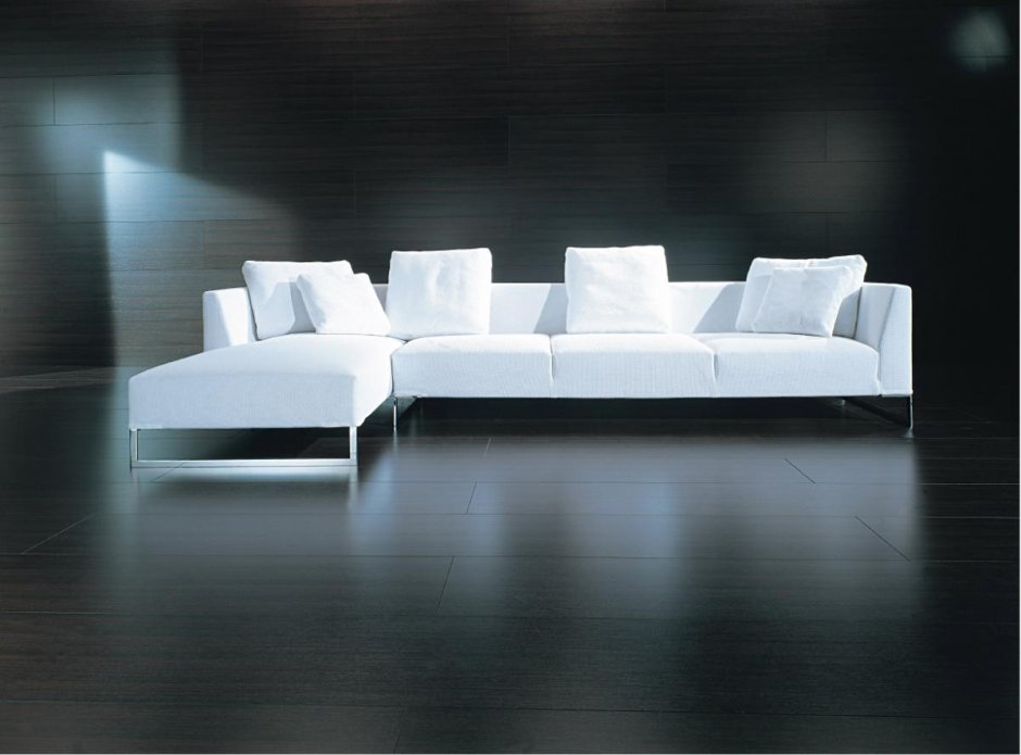 Модульный светлый диван
