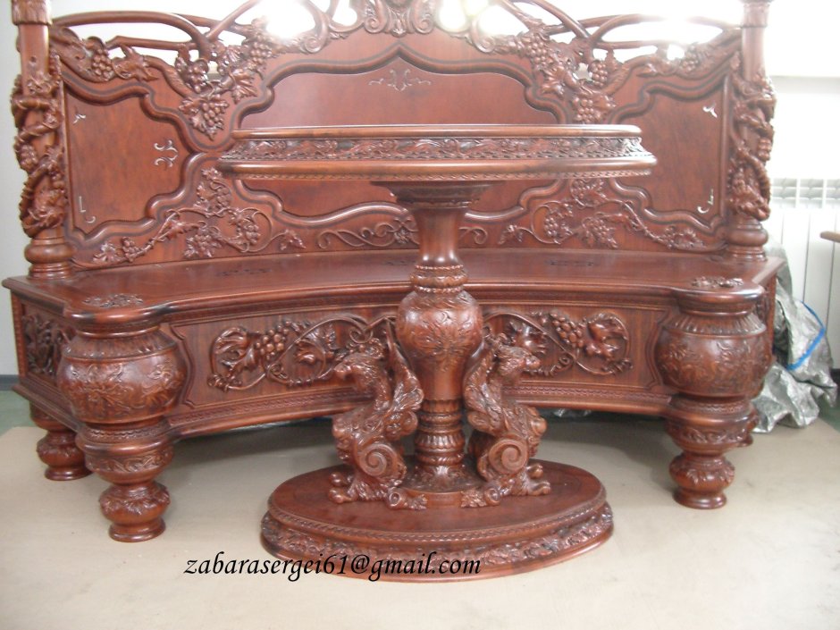 Китайская резная мебель