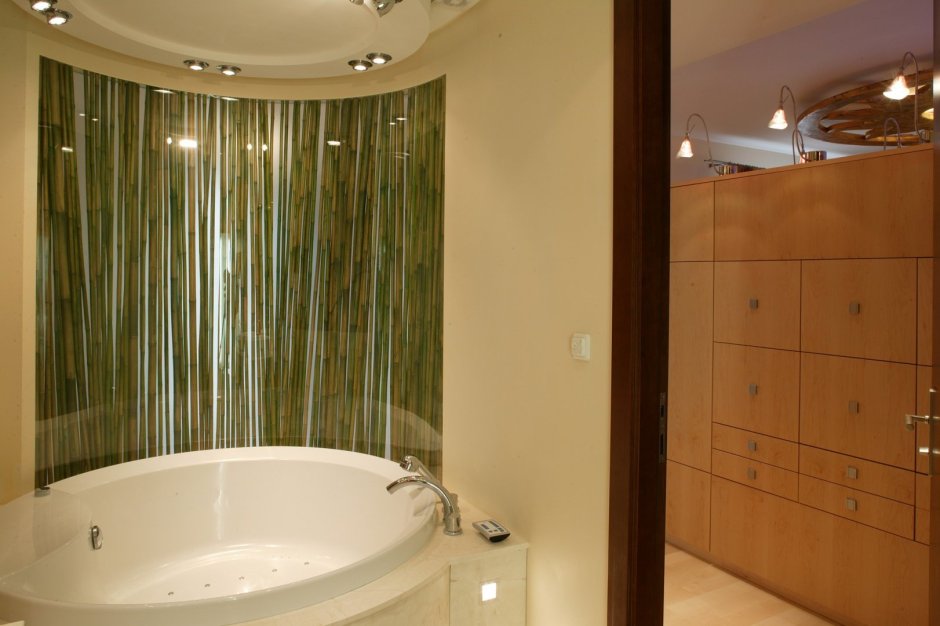 Ванная комната в бамбуковом стиле