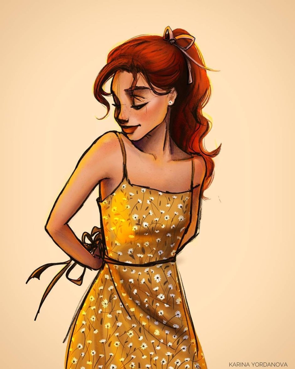 Рыжие девушки мультяшки