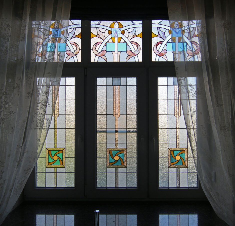 Витражи в интерьере