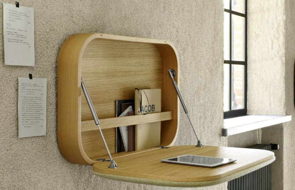 Навесной шкаф с откидным столом