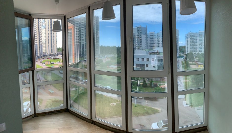 Панорамное остекление лоджии