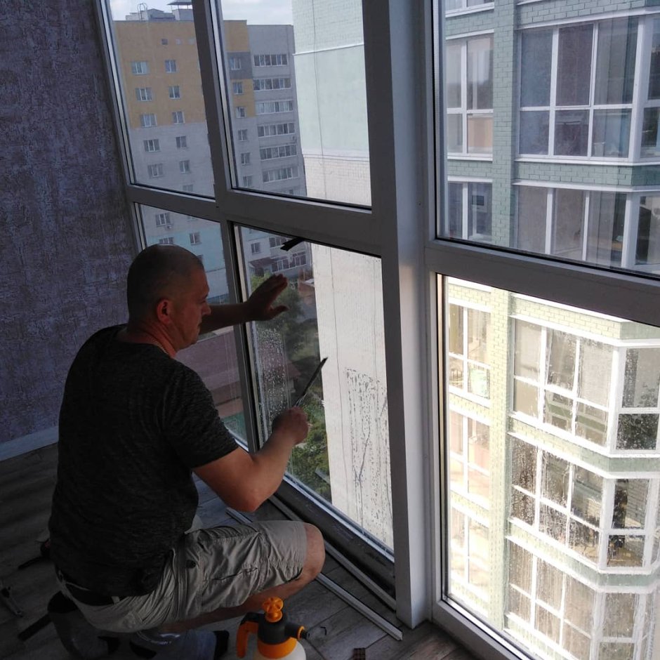 R Silver 15% тонировка балкона