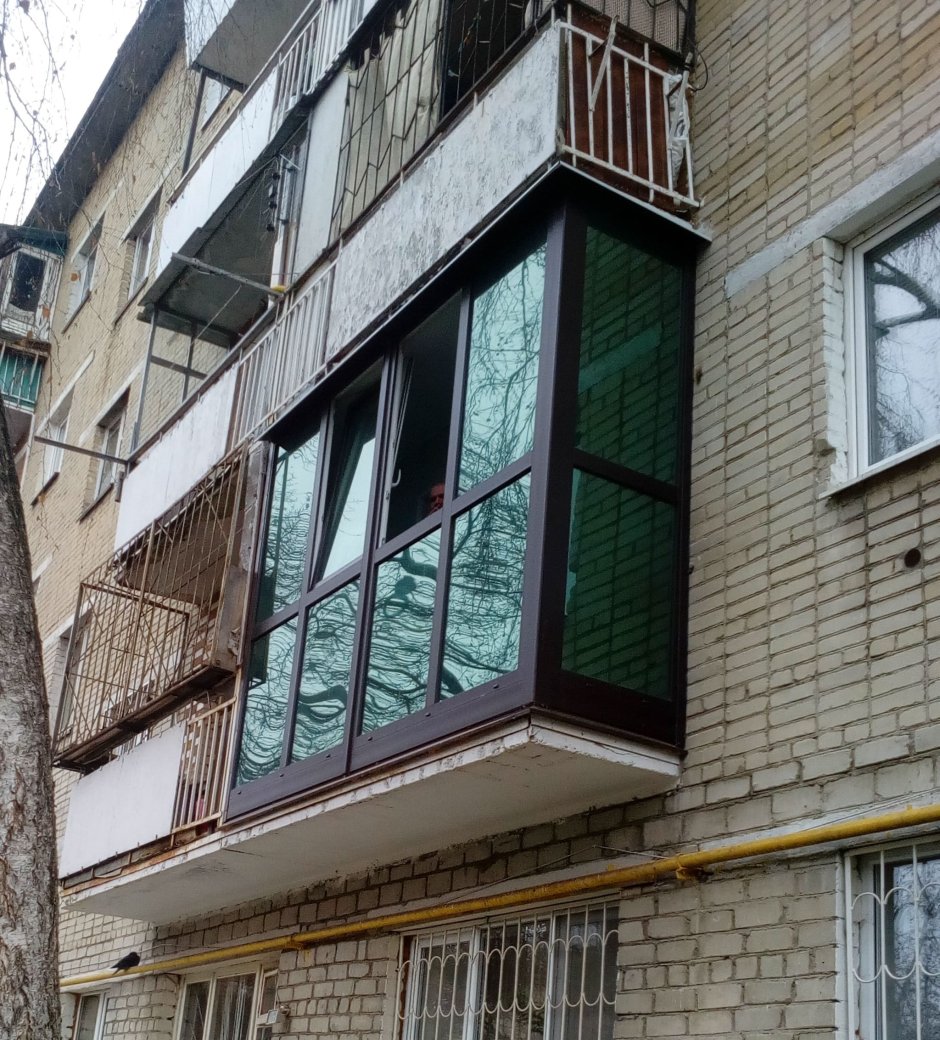 Тонированный балкон