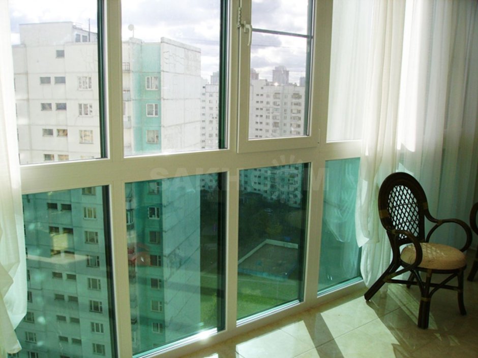 Окна Рехау панорамное остекление