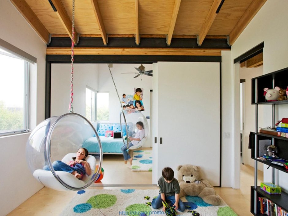 Интересные детские комнаты