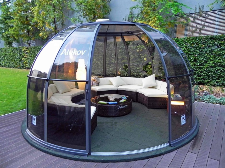 Беседка из поликарбоната