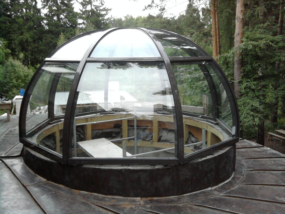 Купольная стеклянная крыша