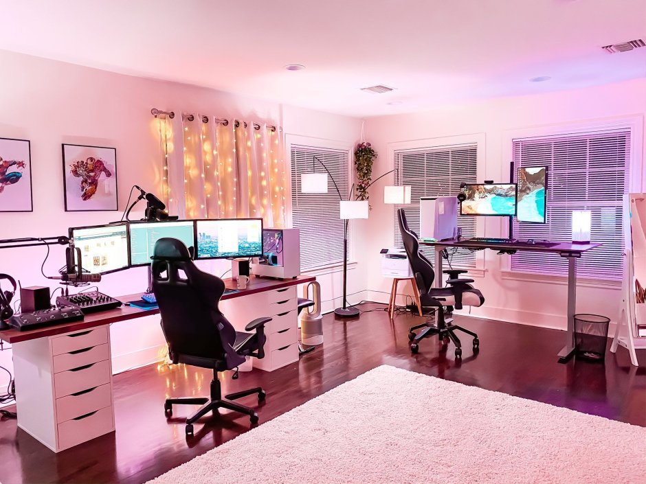 Игровая комната геймера