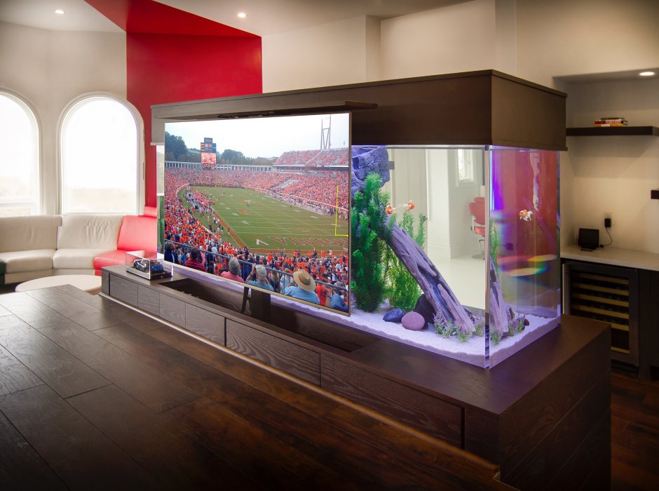 Аквариум в интерьере