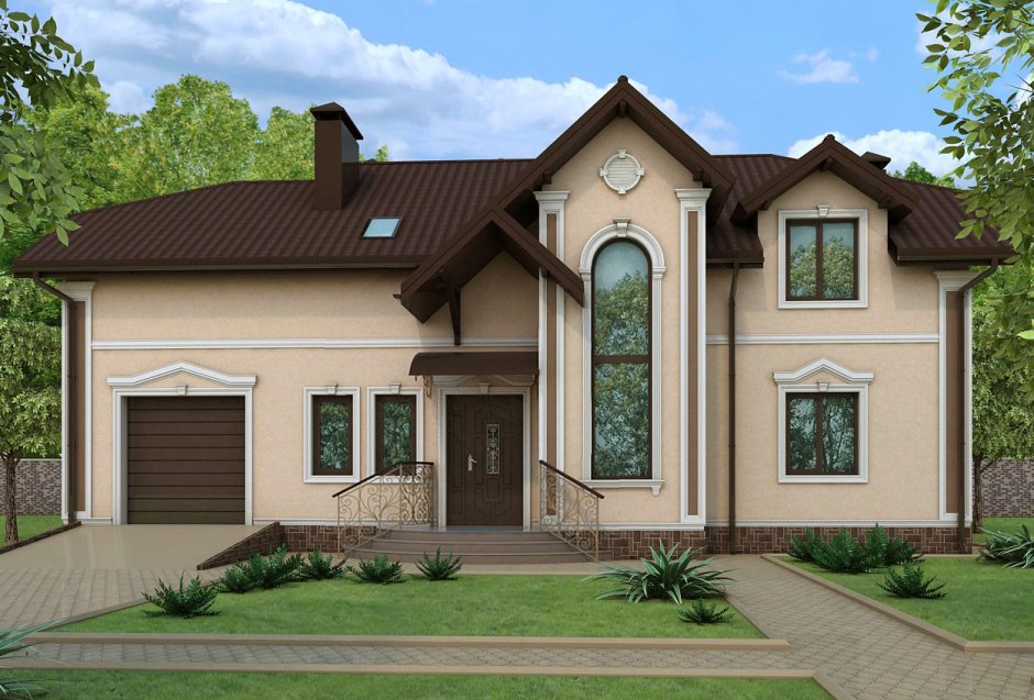 Дизайн фасада дома онлайн