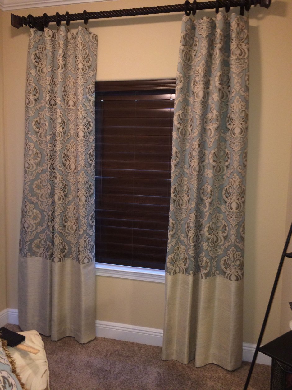 Шторы с надставкой по высоте снизу