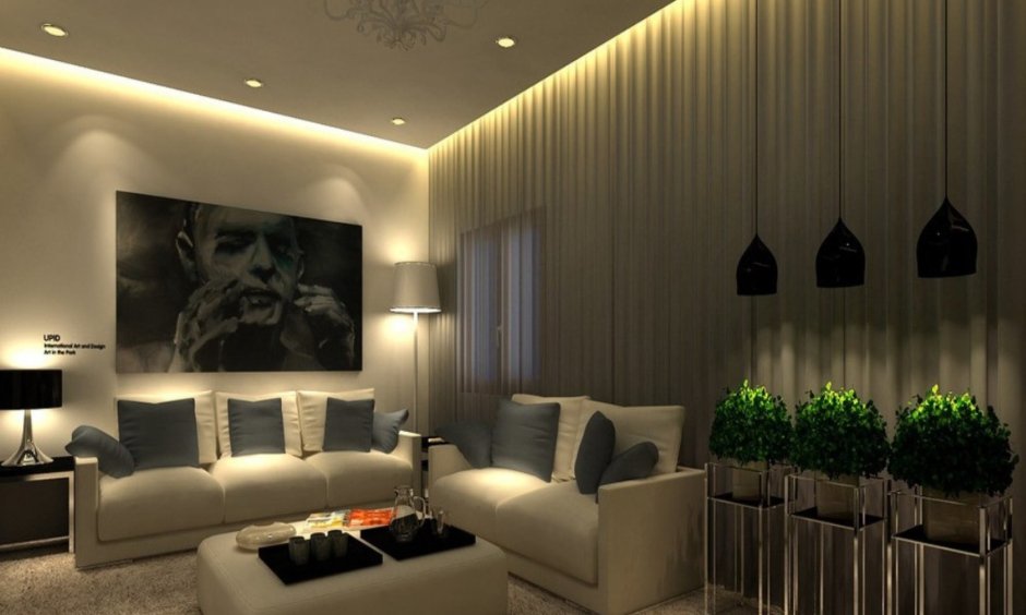 Потолок в спальне