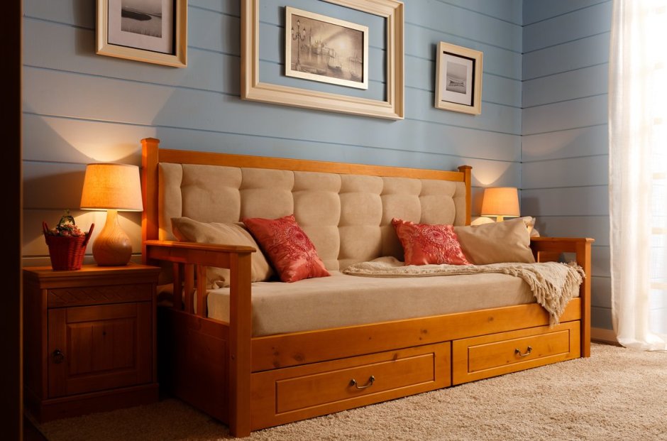 Hemnes ХЕМНЭС кушетка с 2 матрасами