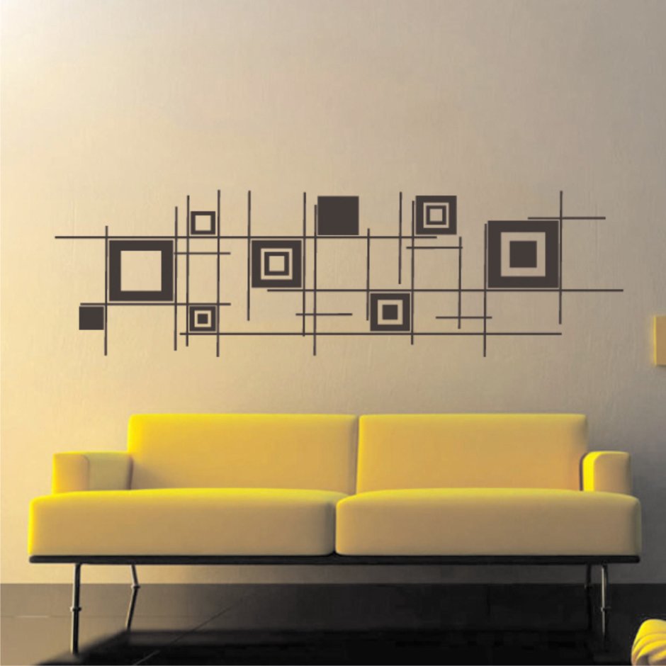 Квадраты в интерьере