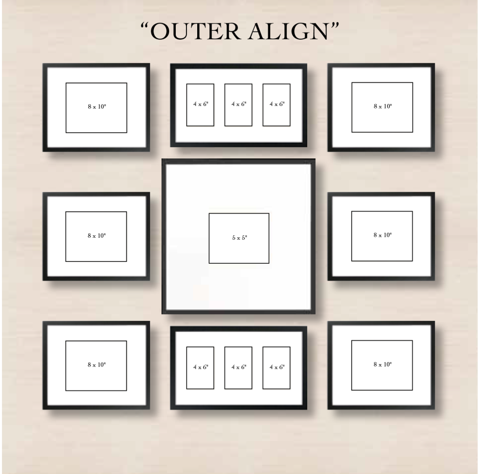 Геометрический узор на стене