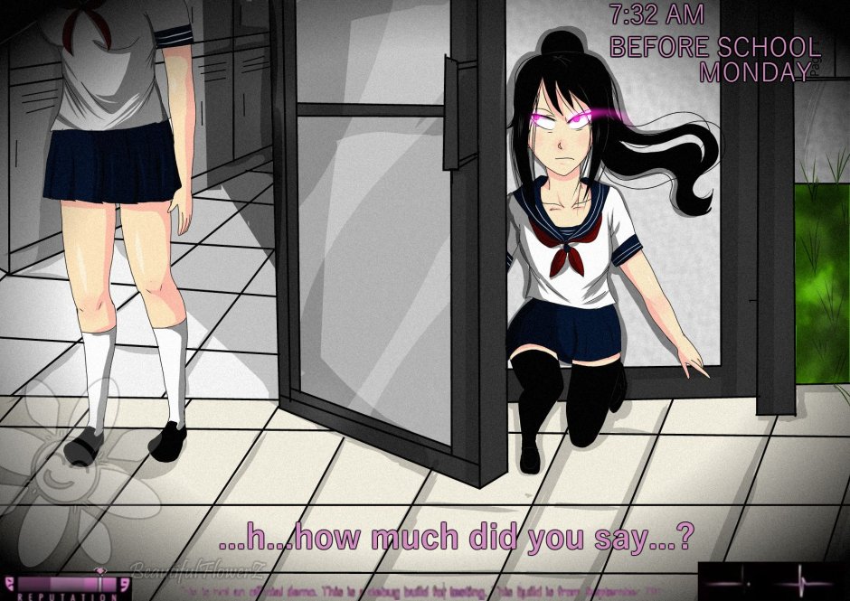 Коридор Яндере симулятор без людей