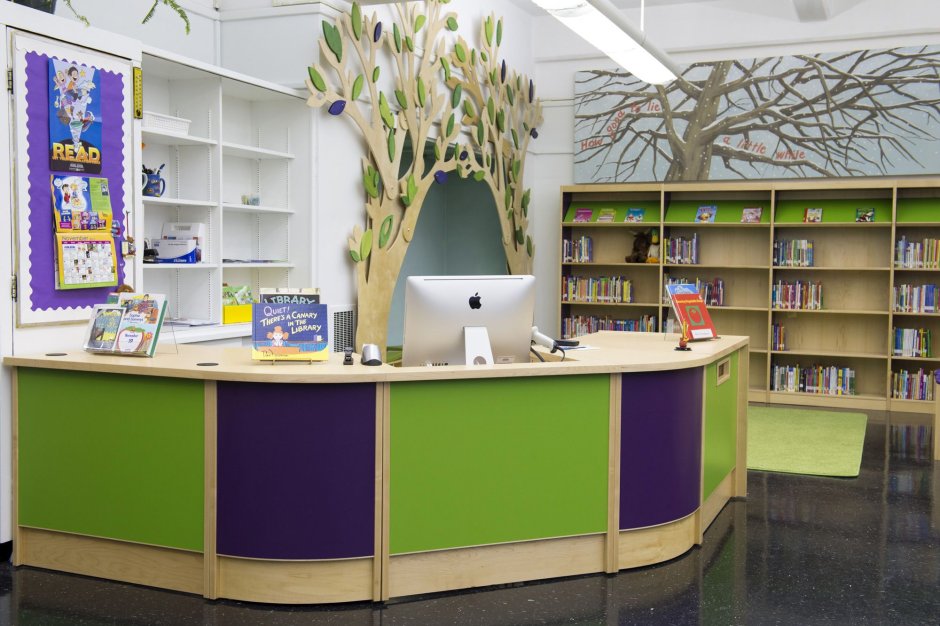 Зонирование в современной школьной библиотеке